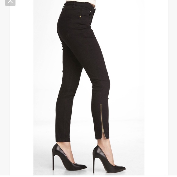 Express Denim - Express high rise ankle zip leggings